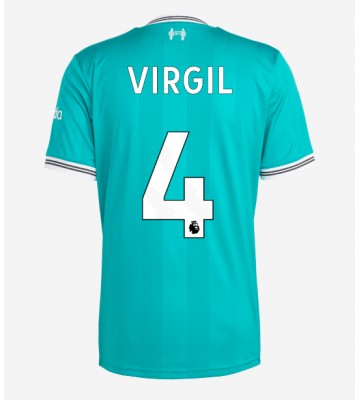 Liverpool Virgil van Dijk #4 Tredje trøje 2025-26 Kort ærmer